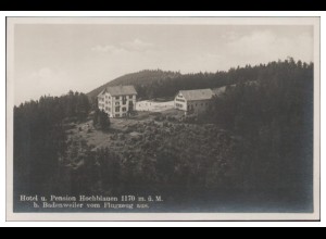 MW03604/ Hotel Hochblauen b. Badenweiler AK seltenes Strähle Luftbild 30er Jahre
