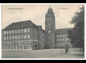 V5769/ Berlin Zehlendorf Oberrealschule AK ca.1910