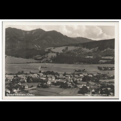 MW04082/ Benediktbeuren Foto AK seltenes Strähle Luftbild 30er Jahre