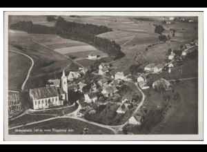 MW03906/ Rickenbach Foto AK seltenes Strähle Luftbild 30er Jahre