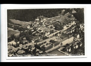 MW00538/ Oberschlema Schlema Foto AK seltenes Strähle Luftbild 1938