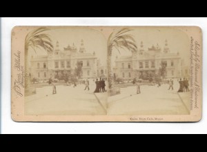 S4546/ Stereofoto Kasino Monte Carlo, Monaco ca.1890