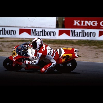 Dia0053/ DIA Foto Wayne Rainey 500CC Yamaha Motorrad 1990