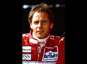 Dia0013/ DIA Foto Gerhard Berger auf Honda McLaren 1991 Formel 1 Rennwagen