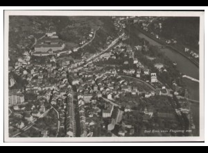 MW09169/ Bad Ems Foto AK seltenes Strähle Luftbild 30/40er Jahre