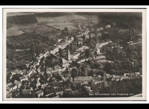 MW09174x/ Bad Schwalbach Foto AK seltenes Strähle Luftbild 30er Jahre