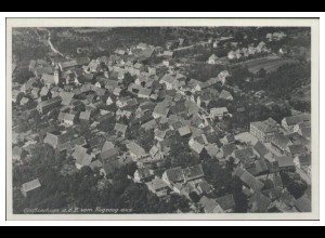 MW09190x/ Großsachsen b. Hirschberg AK seltenes Strähle Luftbild 30er Jahre