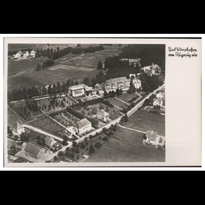 MW09258/ Bad Wörishofen Foto AK seltenes Strähle Luftbild 30er Jahre