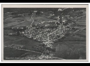 MW09341/ Scheinfeld Steigerwald seltenes Strähle Luftbild 30/40er Jahre