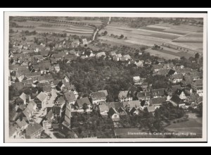MW09403/ Stammheim b. Calw Foto AK seltenes Strähle Luftbild 30er Jahre