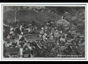 MW09590/ Britzingen AK seltenes Strähle Luftbild 30er Jahre