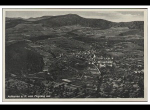 MW09643/ Aachkarren AK seltenes Strähle Luftbild 30er Jahre