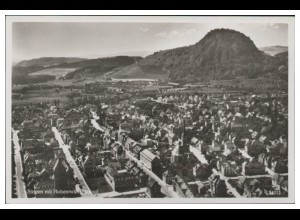 MW09666x/ Singen Foto AK seltenes Strähle Luftbild 30er Jahre