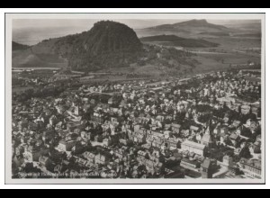 MW09667x/ Singen Foto AK seltenes Strähle Luftbild 30er Jahre