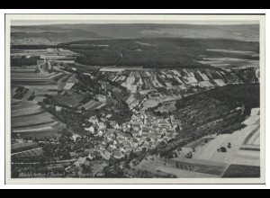 MW09757x/ Waldstetten (Baden) AK seltenes Strähle Luftbild 30er Jahre