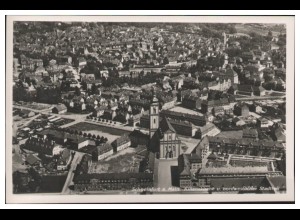 MW09769/ Schweinfurt Foto AK seltenes Strähle Luftbild 30er Jahre