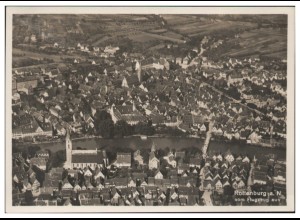 MW09894x/ Rottenburg a. N. Foto AK seltenes Strähle Luftbild 30er Jahre