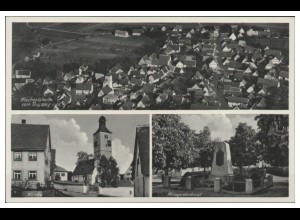 MW09941x/ Machtolsheim b. Laichingen AK seltenes Strähle Luftbild 30er Jahre