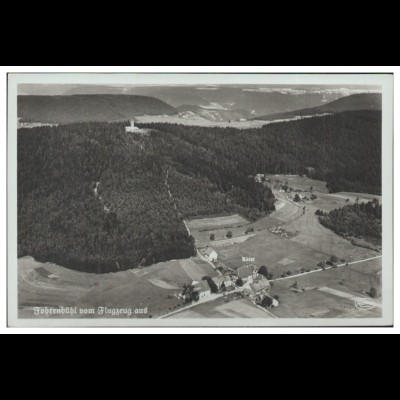 MW10054x/ Fohrenbühl b. Hornberg Foto AK seltenes Strähle Luftbild 30er Jahre 