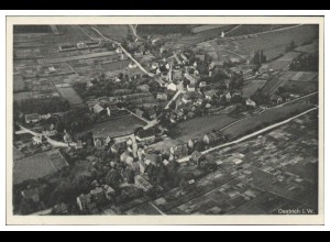 MW10749x/ Oestrich i. W. Dortmund AK seltenes Strähle Luftbild 40er Jahre