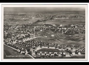 MW10761/ Sindelfingen b. Stuttgart Foto AK seltenes Strähle Luftbild 30er Jahre