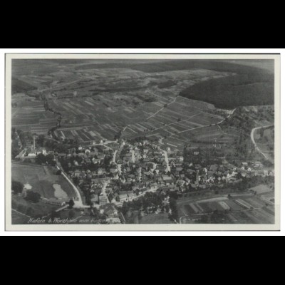 MW10471x/ Niefern bei Pforzheim AK seltenes Strähle Luftbild 30er Jahre