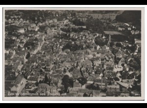 MW10462/ Lahr Foto AK seltenes Strähle Luftbild 30er Jahre