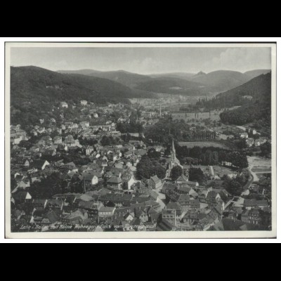 MW10459x/ Lahr Foto AK seltenes Strähle Luftbild 30er Jahre