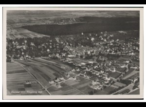 MW10756/ Korntal b. Stuttgart Foto AK seltenes Strähle Luftbild 30er Jahre