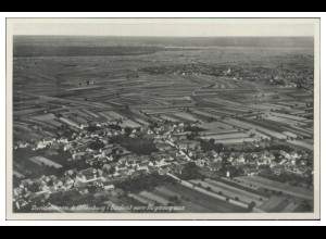 MW10439/ Dundenheim b. Offenburg AK seltenes Strähle Luftbild 30er Jahre