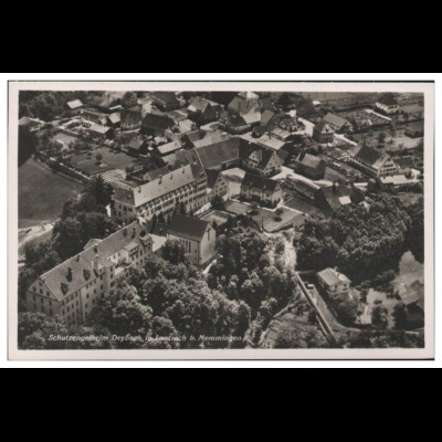 MW10562x/ Lautrach b. Memmingen Foto AK seltenes Strähle Luftbild 30er Jahre
