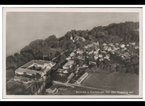 MW10669x/ Bernried Starnberger See Foto AK seltenes Strähle Luftbild 30er Jahre