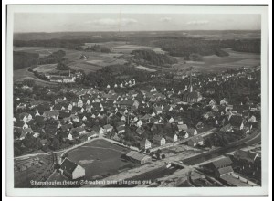 MW10704x/ Thannhausen Foto AK seltenes Strähle Luftbild 30er Jahre