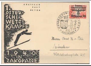 TT0132/ Zakopane 1. Österreichische Ski-Wettkämpfe 1940 + SST. Polen