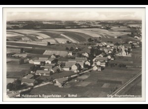 MW10951/ Huldsessen b. Eggenfelden Foto AK seltenes Strähle Luftbild 30er Jahre