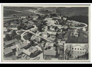 MW10954/ Hohenau bayr. Ostmark AK seltenes Strähle Luftbild 30er Jahre