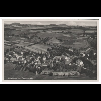 MW10812/ Billafingen AK seltenes Strähle Luftbild 30er Jahre