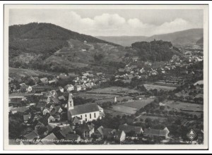 MW10831/ Ortenberg b. Offenburg AK seltenes Strähle Luftbild 30er Jahre