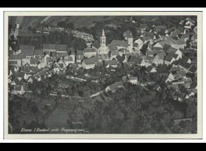 MW11115/ Elsenz (Baden) AK seltenes Strähle Luftbild 30er Jahre