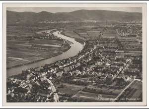 MW11109x/ Edingen am Neckar Foto AK seltenes Strähle Luftbild 30er Jahre