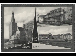 XX19342/ Kerpen Erft Krankenhaus, Siedlung AK ca.1965