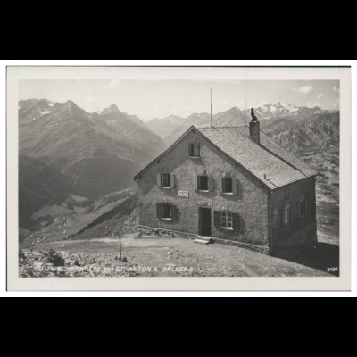 Y28249/ Berghütte Leutkircherhütte Tirol Foto AK ca,.1930