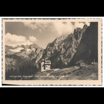 Y28251/ Berghütte Gablonzer Hütte Dachsteinblick Foto AK 1939