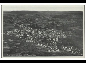 MW11169/ Oestringen AK seltenes Strähle Luftbild 30er Jahre