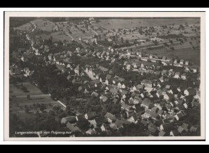 MW11262/ Langensteinbach Foto AK seltenes Strähle Luftbild 30er Jahre