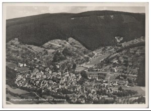 MW11330/ Schönau b. Heidelberg Foto AK seltenes Strähle Luftbild 30er Jahre