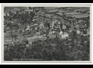 MW11352x/ Ubstadt b. Bruchsal AK seltenes Strähle Luftbild 30er Jahre