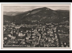 MW11367/ Weinheim a.d. B. Foto AK seltenes Strähle Luftbild 30er Jahre