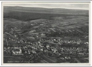 MW11372x/ Zeutern in Baden AK seltenes Strähle Luftbild 30er Jahre