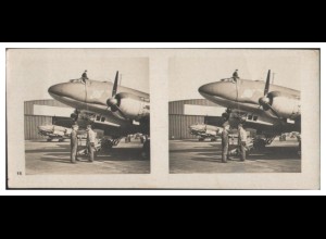 Y28384/ Stereofoto Flugzeuge Fernaufklärer 1942